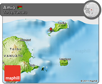 Physical 3D Map of Amio