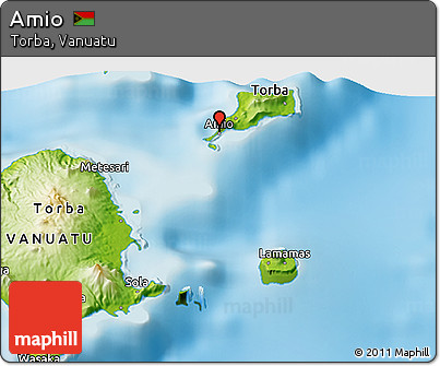 Physical 3D Map of Amio
