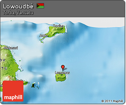 Physical 3D Map of Lowoudbé