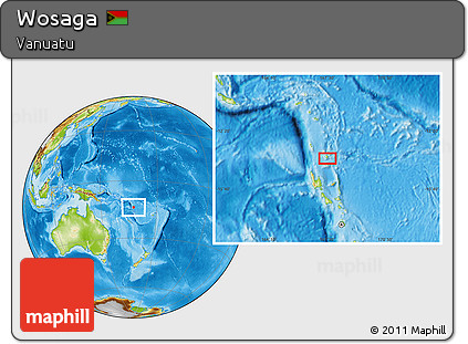 Physical Location Map of Wosaga