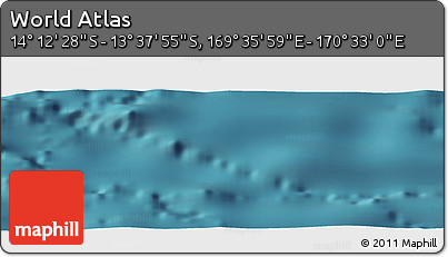 Satellite Panoramic Map of the Area around 13° 55' 11" S, 170° 4' 29" E
