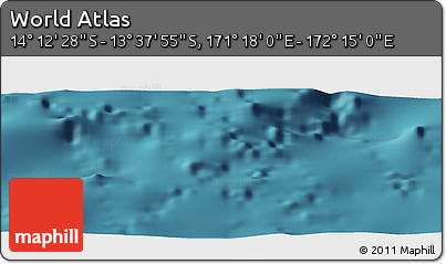 Satellite Panoramic Map of the Area around 13° 55' 11" S, 171° 46' 30" E