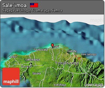 Satellite 3D Map of Sale`imoa