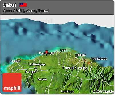 Satellite 3D Map of Satui