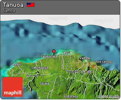 Satellite 3D Map of Tanuoa