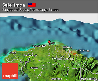Satellite 3D Map of Sale`imoa