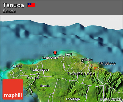 Satellite 3D Map of Tanuoa