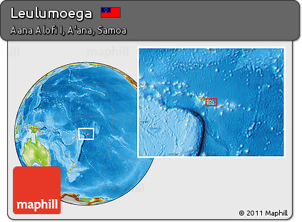 Physical Location Map of Leulumoega