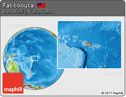 Physical Location Map of Fasitoouta