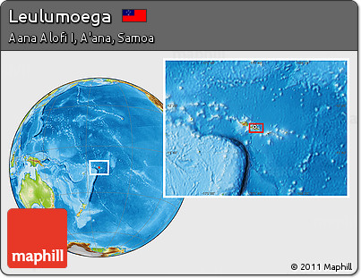 Physical Location Map of Leulumoega