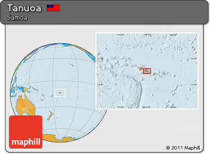 Political Location Map of Tanuoa