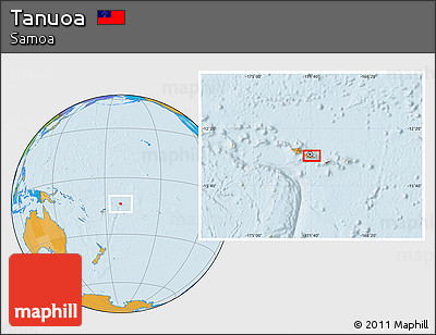 Political Location Map of Tanuoa