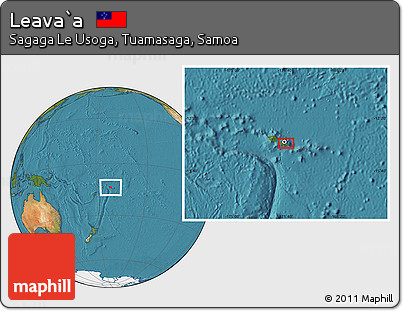 Satellite Location Map of Leava`a
