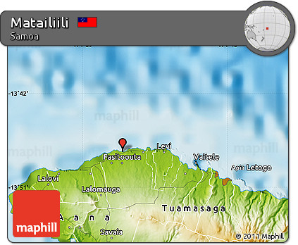 Physical Map of Matailiili