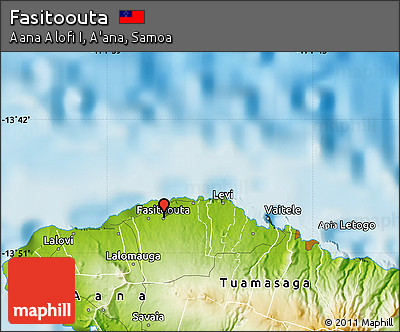 Physical Map of Fasitoouta