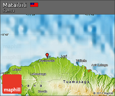 Physical Map of Matailiili