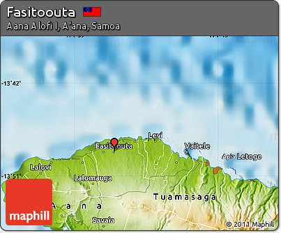 Physical Map of Fasitoouta