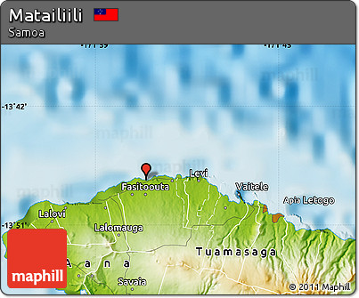 Physical Map of Matailiili