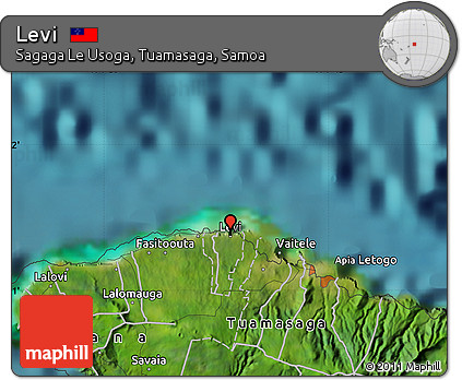 Satellite Map of Levi