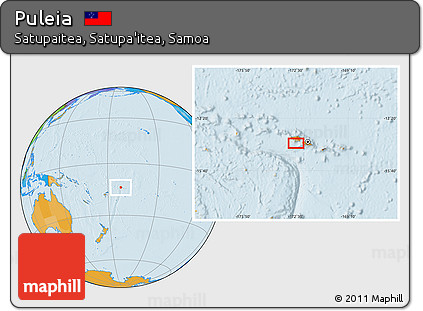 Political Location Map of Puleia