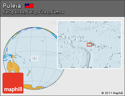 Political Location Map of Puleia