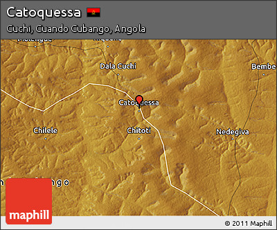 Physical 3D Map of Catoquessa