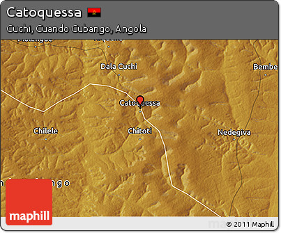 Physical 3D Map of Catoquessa