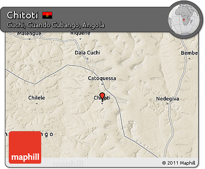 Shaded Relief 3D Map of Chitoti