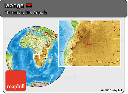 Physical Location Map of Iaonga