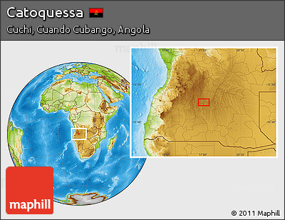 Physical Location Map of Catoquessa