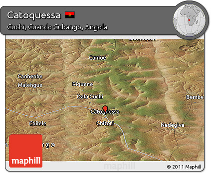 Satellite Panoramic Map of Catoquessa