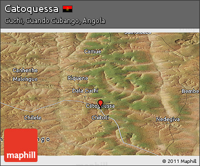 Satellite Panoramic Map of Catoquessa