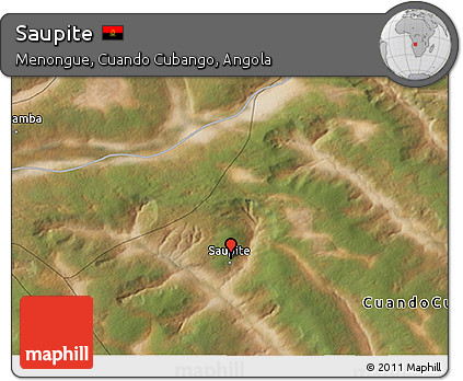 Satellite 3D Map of Saupite