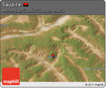 Satellite 3D Map of Saupite