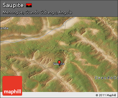 Satellite 3D Map of Saupite