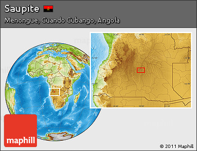 Physical Location Map of Saupite