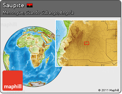 Physical Location Map of Saupite
