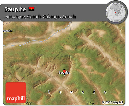 Satellite Map of Saupite