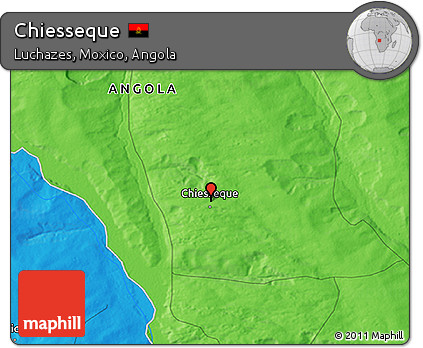 Political 3D Map of Chiesseque