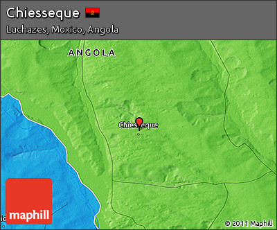 Political 3D Map of Chiesseque