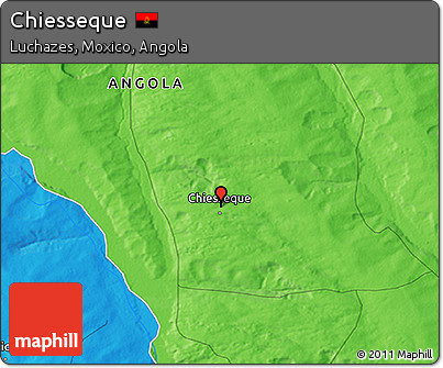 Political 3D Map of Chiesseque