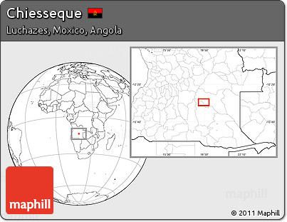 Blank Location Map of Chiesseque