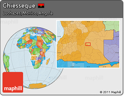 Political Location Map of Chiesseque