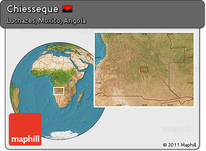 Satellite Location Map of Chiesseque