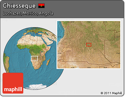 Satellite Location Map of Chiesseque