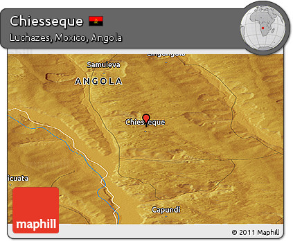 Physical Panoramic Map of Chiesseque