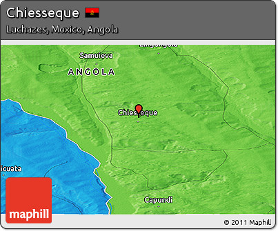 Political Panoramic Map of Chiesseque