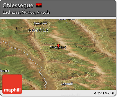 Satellite Panoramic Map of Chiesseque