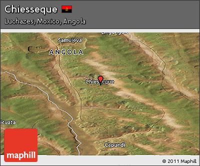 Satellite Panoramic Map of Chiesseque