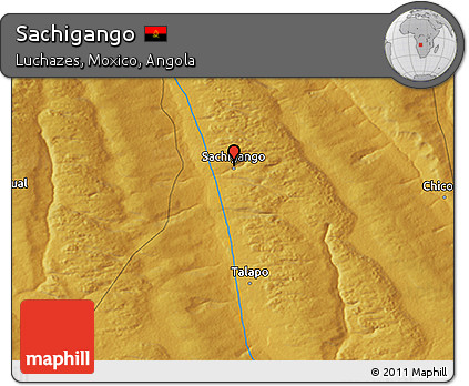 Physical 3D Map of Sachigango